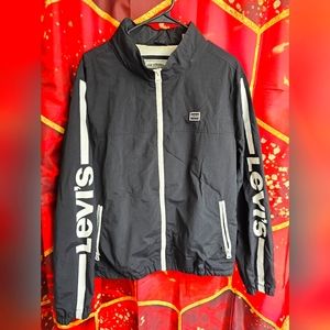 Levi Strauss Rain Repellent Logo Jacket / Windbreaker Men's Large L